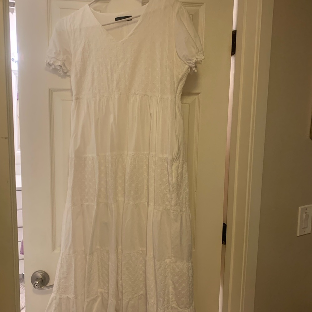 Mikarose White Maxi Dress